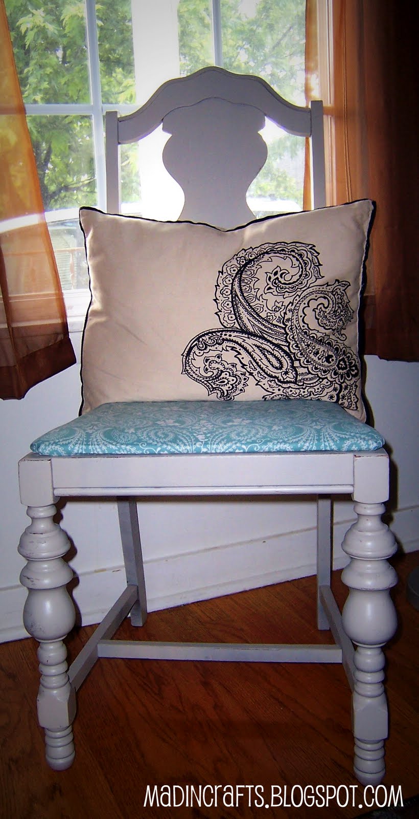 Project 2 Garage Sale Chair... Finally Complete! Mad in Crafts