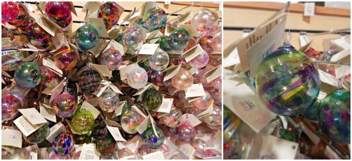 bronners glass ornaments collage