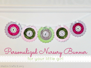 Personalized Banner for a Nursery