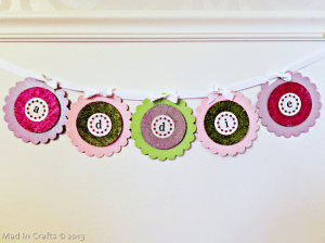 Personalized Flower Banner