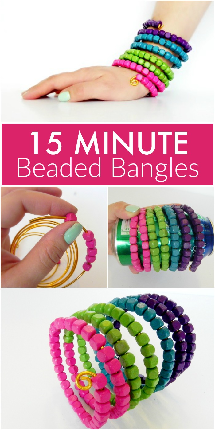 15 Minute Faux Stacked Bangles