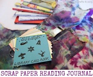 childs reading journal and tote bag
