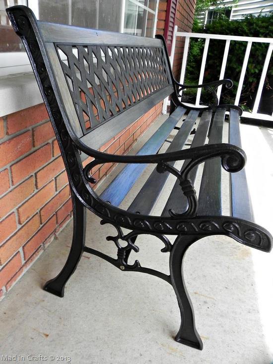 repainted-wrought-iron-bench-support