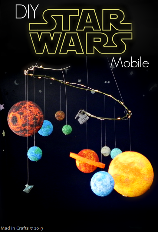 DIY Star Wars Planet Mobile