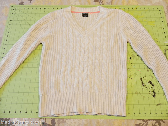 Sweater to Cardigan