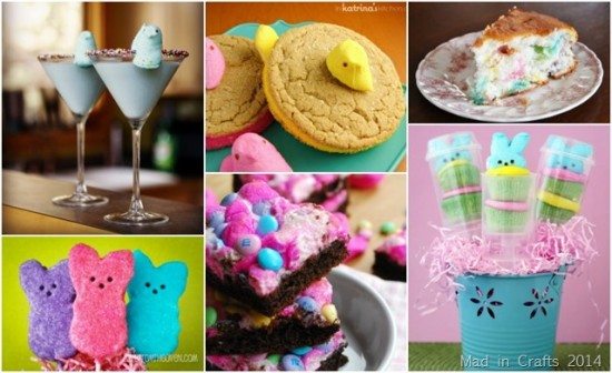 Easy Easter Centerpiece Using Marshmallow Peeps : Over marshmallow peeps crafts and recipes mad in