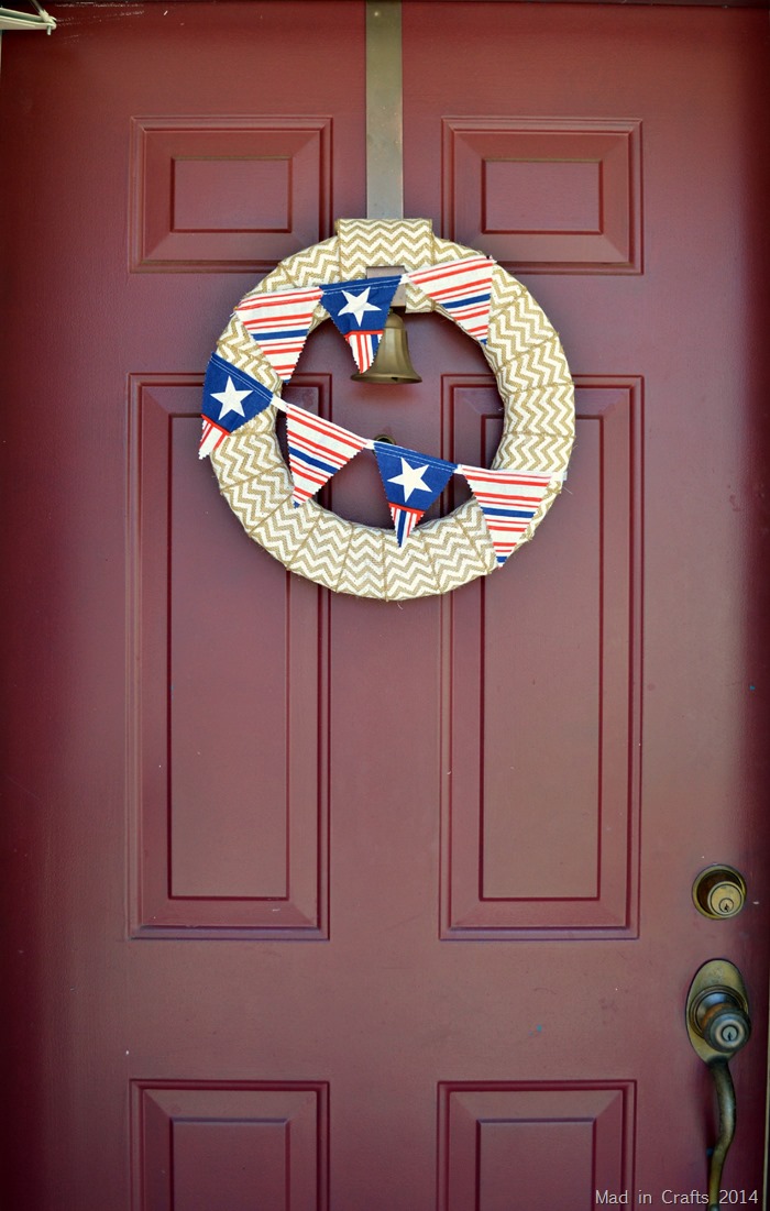 Quick Patriotic Front Door Wreath