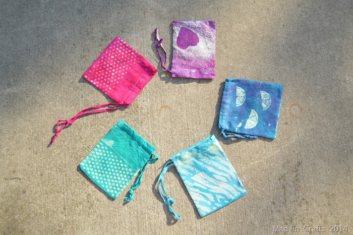 Dyed and Bleached Bags