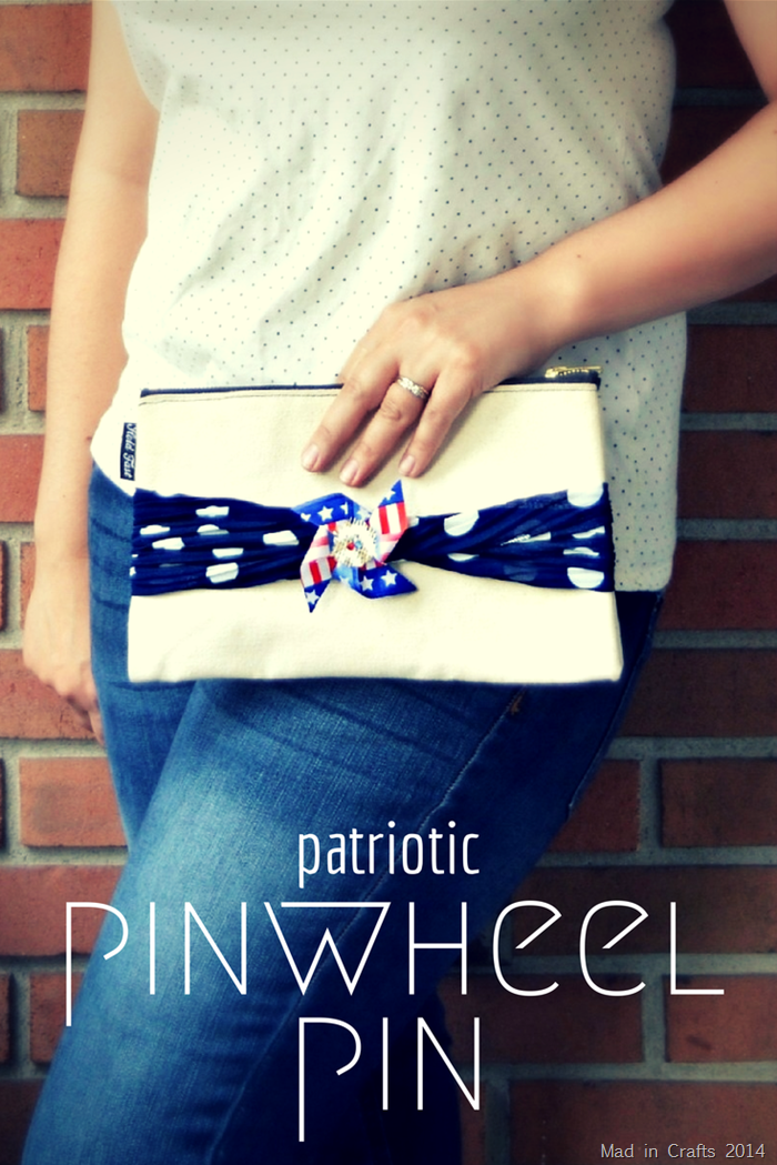 Make a Patriotic Pinwheel Pin