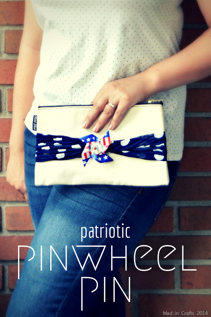 PATRIOTIC PINWHEEL PIN