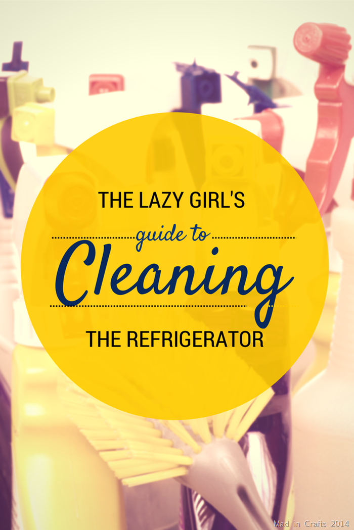 The Lazy Girl's Guide to Cleaning the Fridge