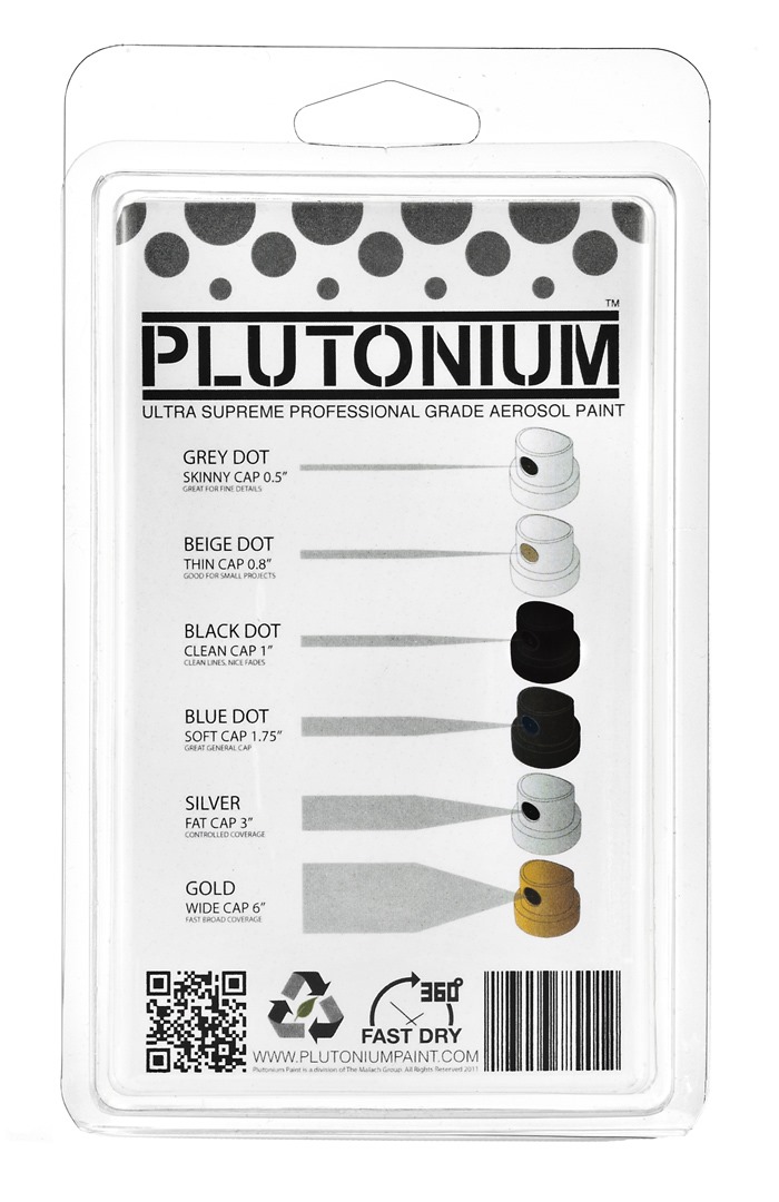 Plutonium Paint Pro Caps packaging