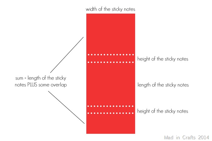 sticky note matchbook template