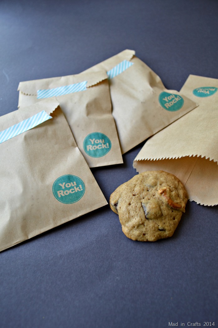 Cookies in Stamped Bags