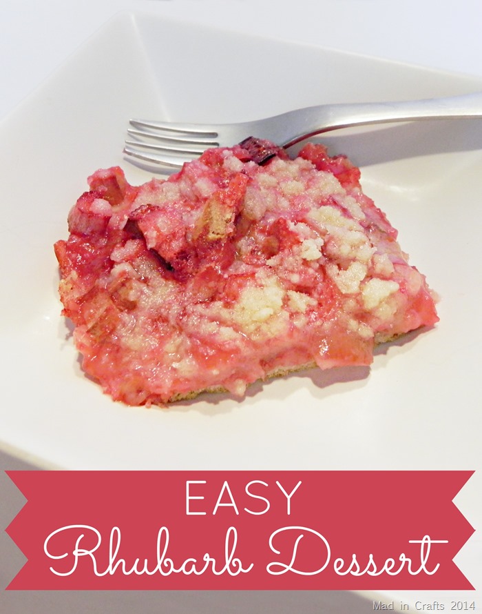 Easy Rhubarb Dessert Recipe