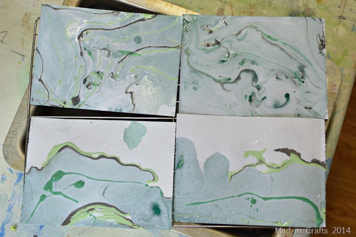 MARBLED PAPER ART USING NAIL POLISH Mad in Crafts