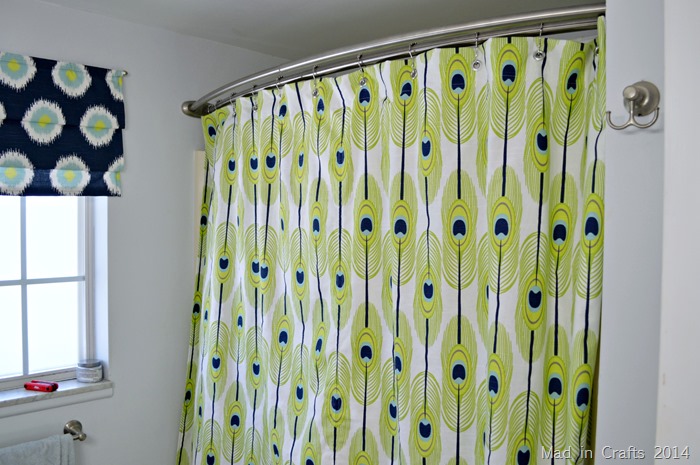 MAKE A GROMMET-TOPPED SHOWER CURTAIN Mad in Crafts