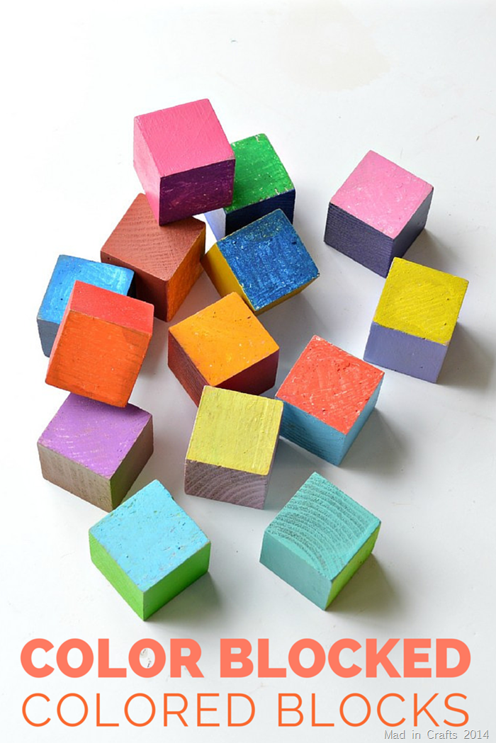 Color Blocked Colored Blocks