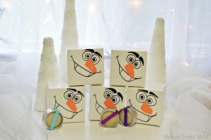 Homemade Frozen Party Favors