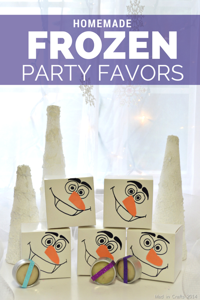 Inexpensive Homemade Frozen Party Favors