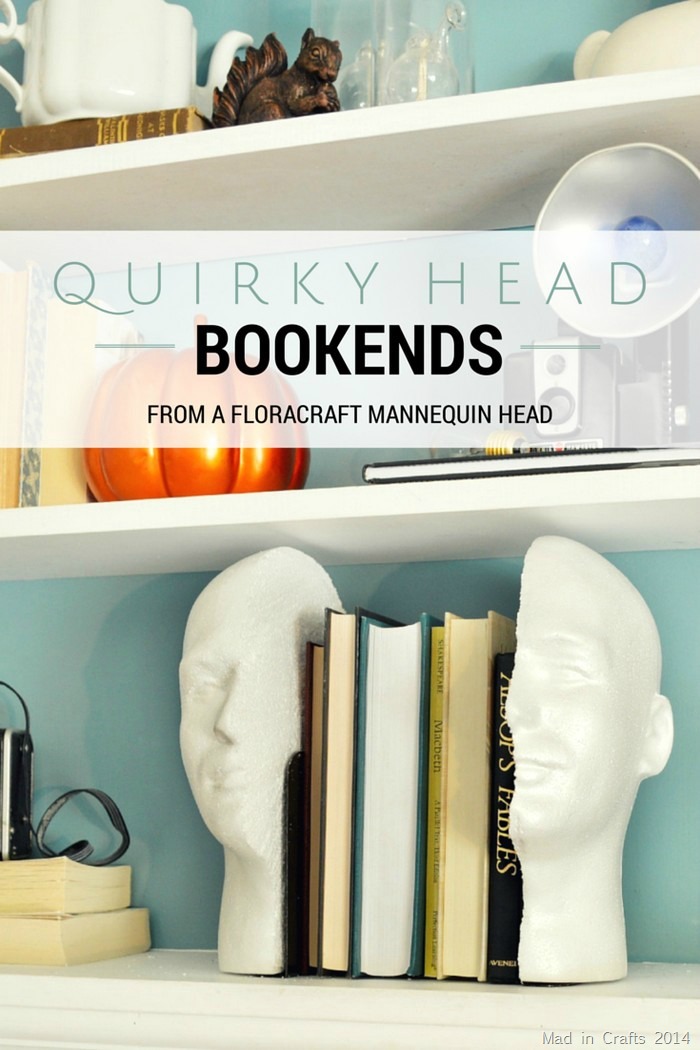 Quirky Head Bookends