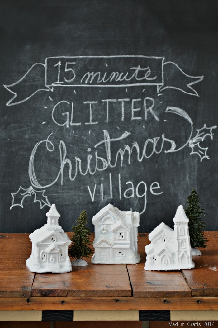 15 Minute Mini Christmas Village