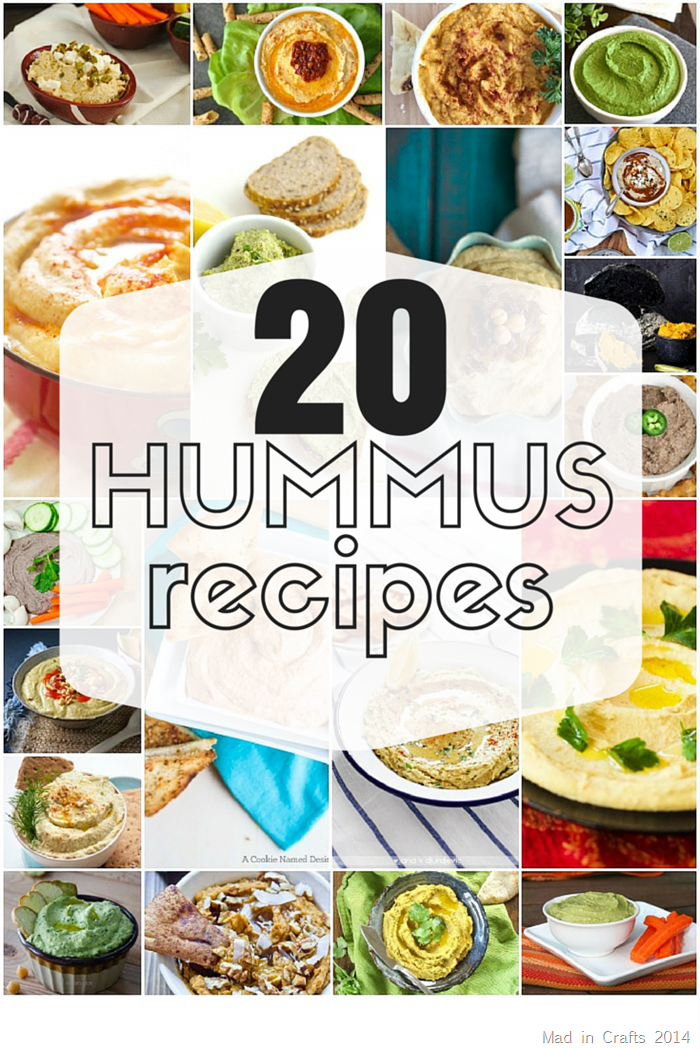 20 Delicious Hummus Recipes - Mad in Crafts