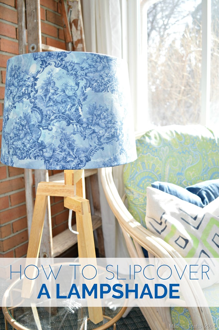 How to Slipcover a Lampshade