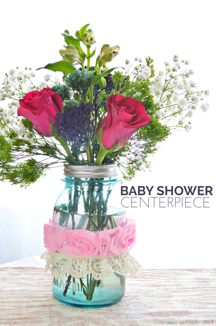Quick Baby Shower Centerpiece