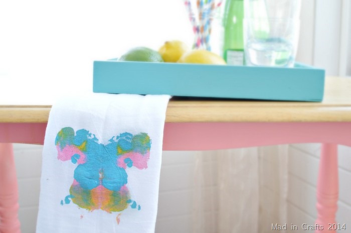 Rorshach Butterfly Towels