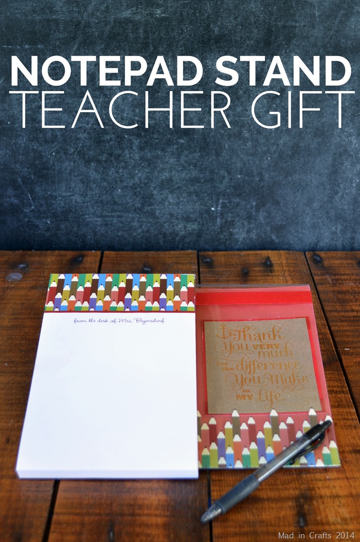 Notepad Stand Teacher Gift