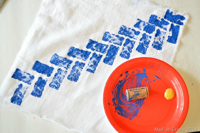 stamped cloth napkins