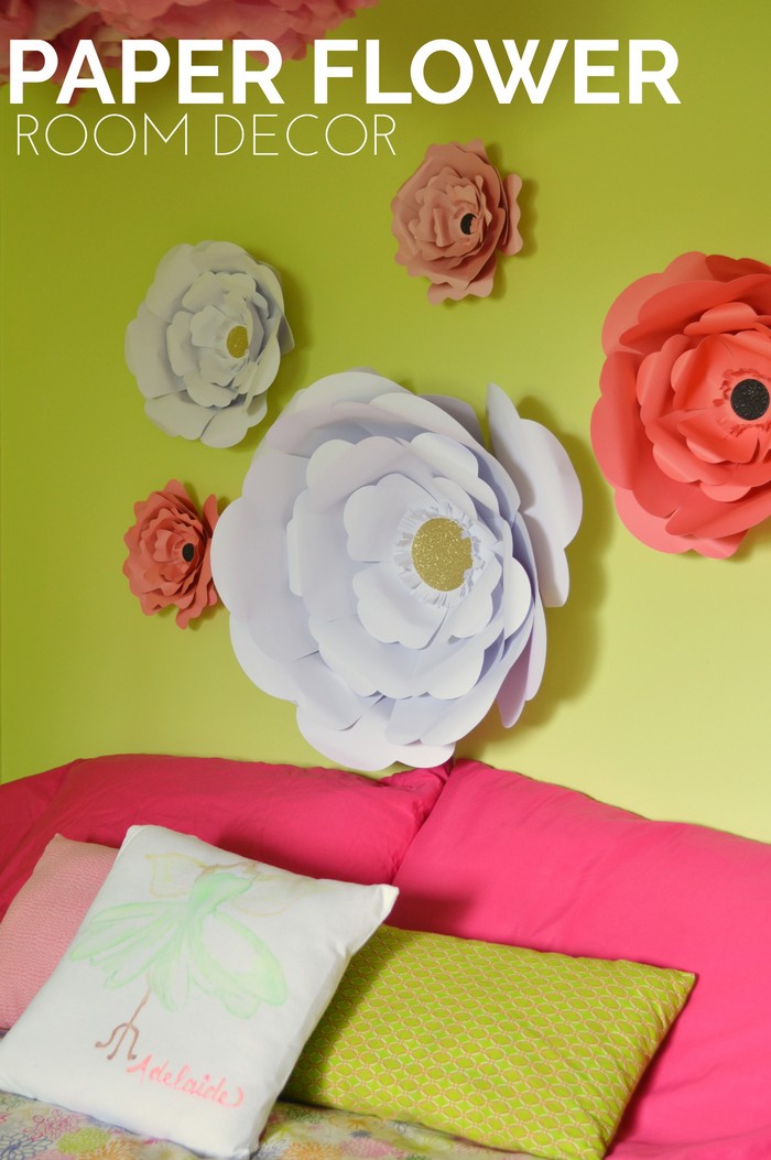 Paper Flower Room Decor