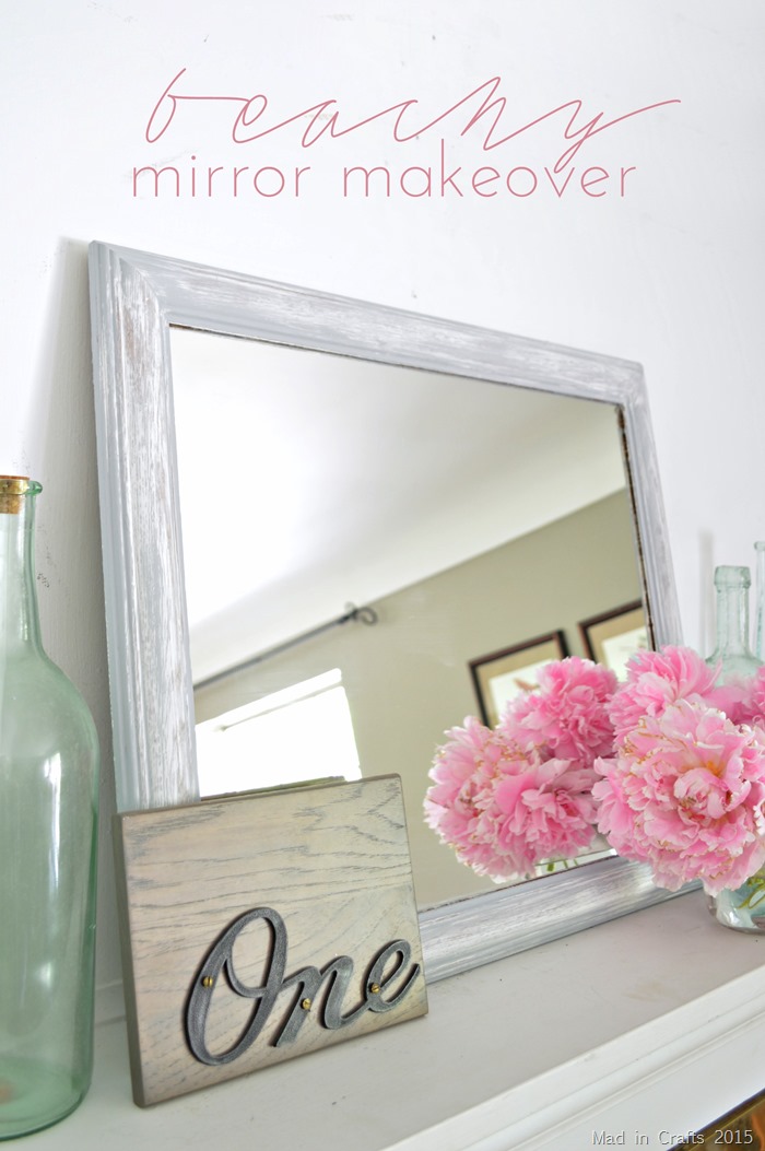 BEACHY MIRROR MAKEOVER