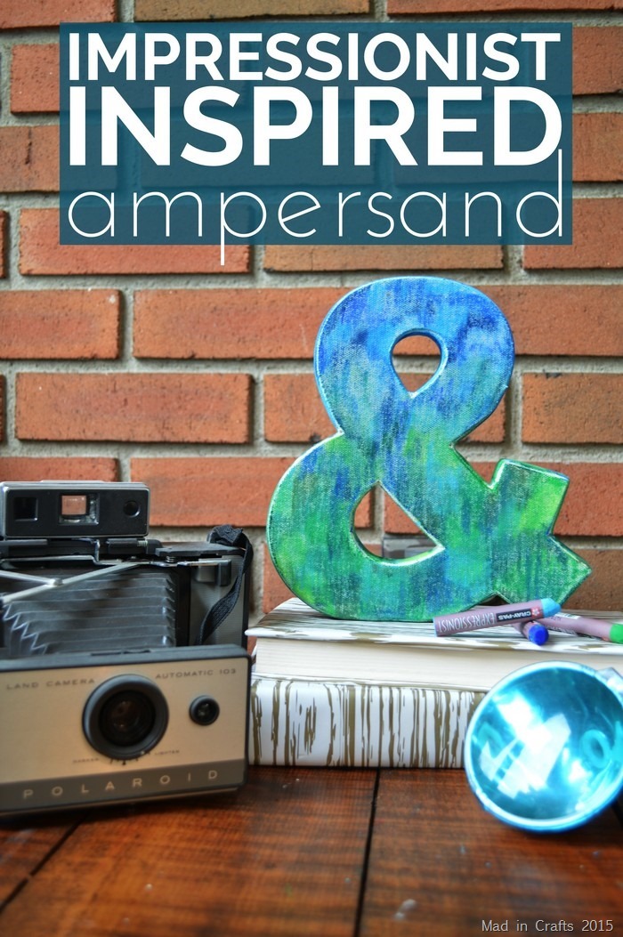 Impressionist Inspired Ampersand