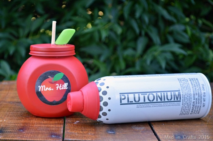 Plutonium Painted Apple Jar
