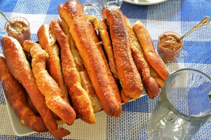 homemade pretzels