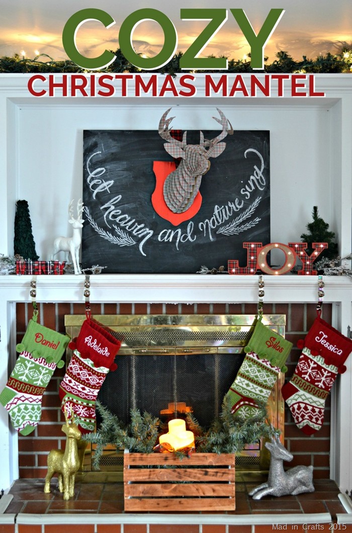 Cozy Christmas Mantel Decor