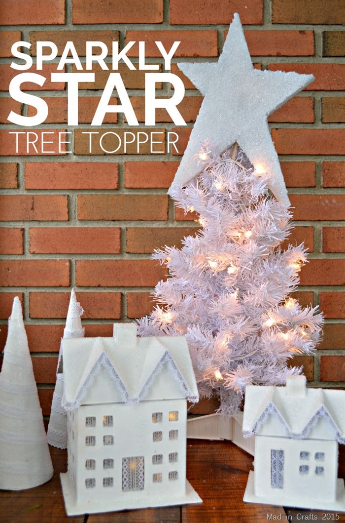 How to Make A Sparkly Star Tree Topper