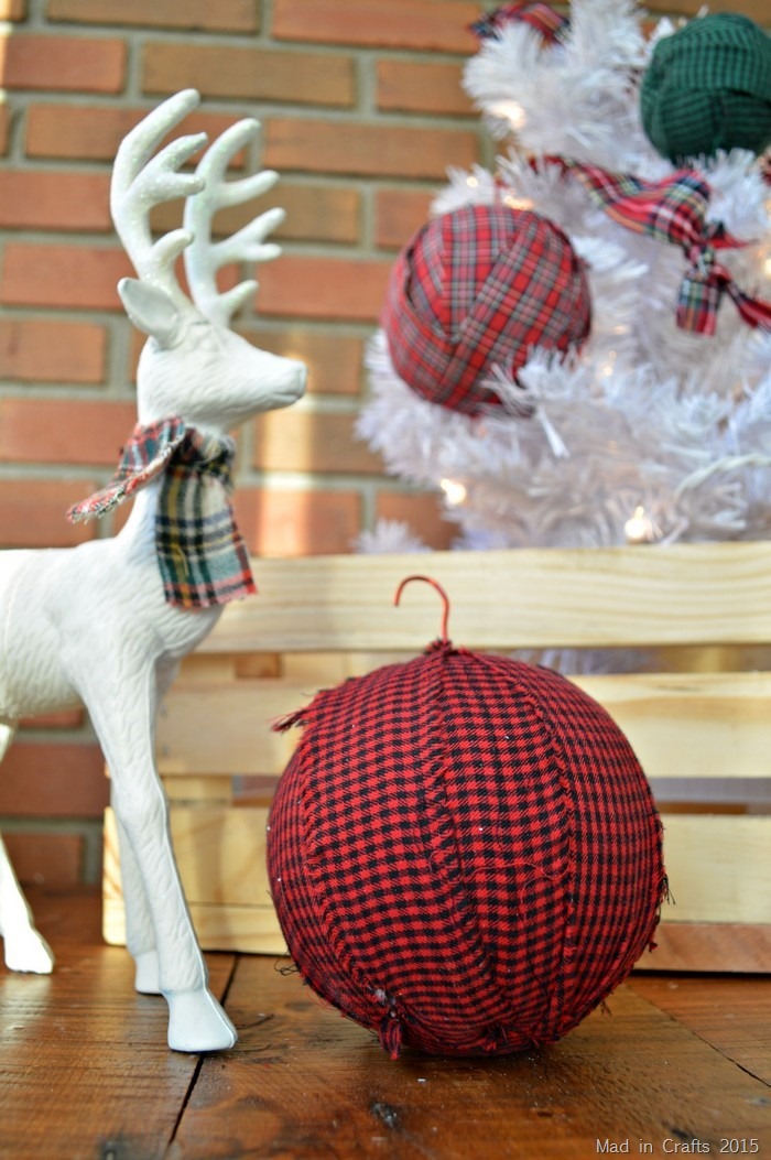 how to make easy rag ball ornaments