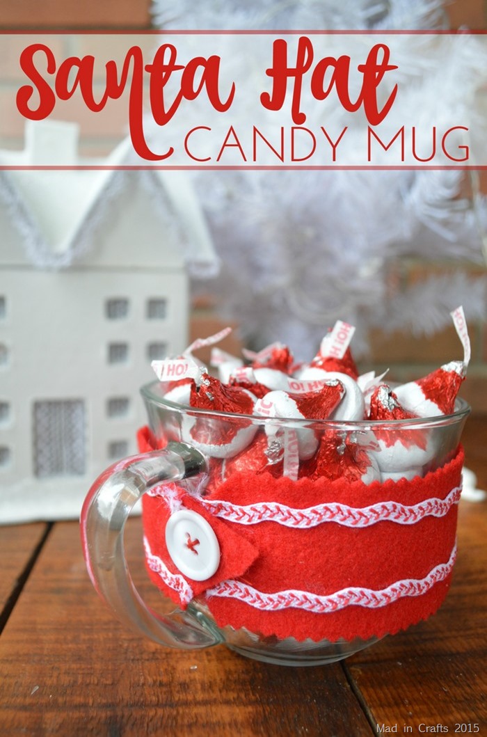Santa Hat Candy Mug