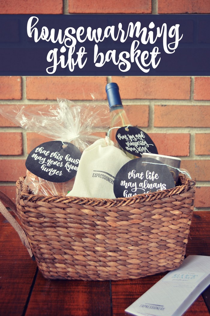 Housewarming Gift Basket Tutorial