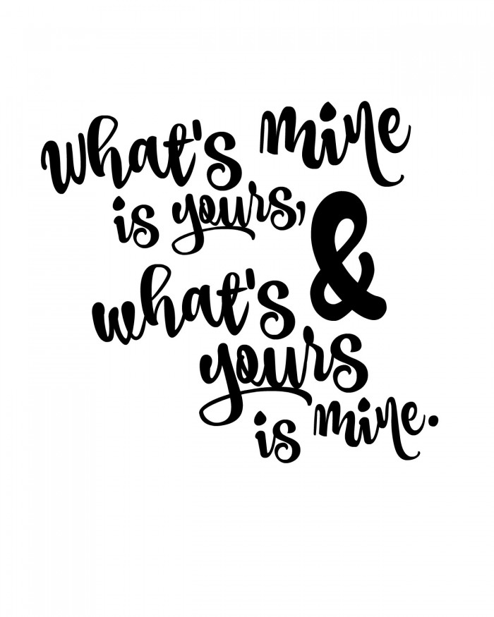Yours and Mine