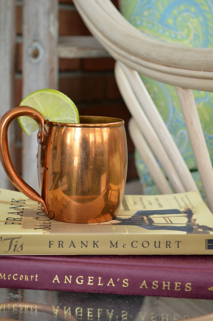 Irish Mule in Copper Mug