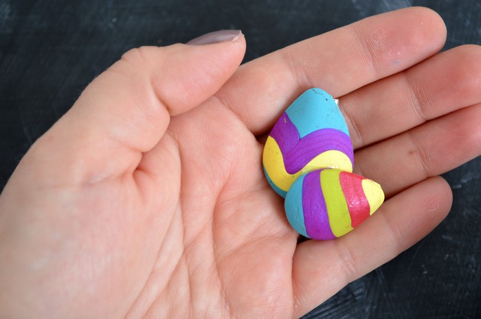 clay easter pin