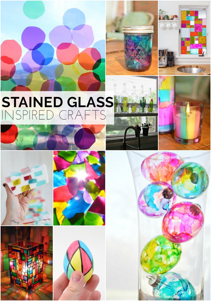 Stained Glass Inspired Craft Tutorials