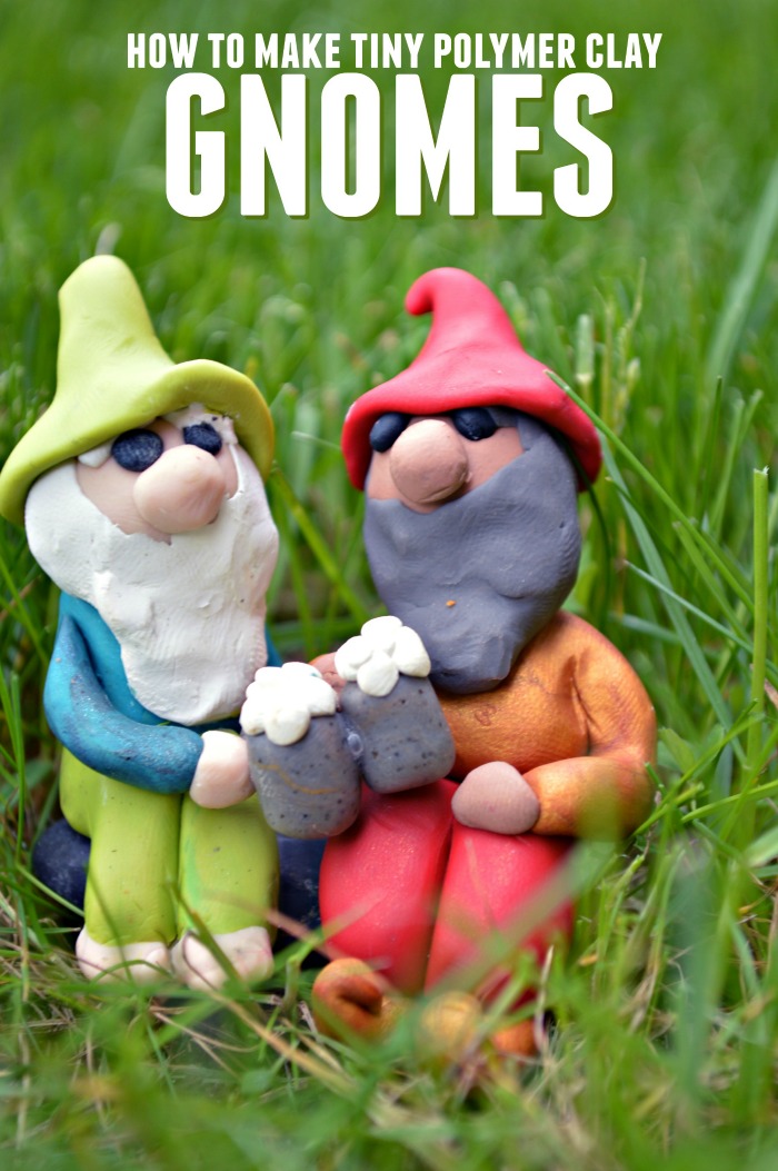 TINY POLYMER CLAY GNOMES