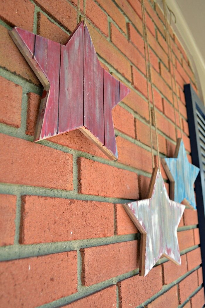 Patriotic Wood Stars