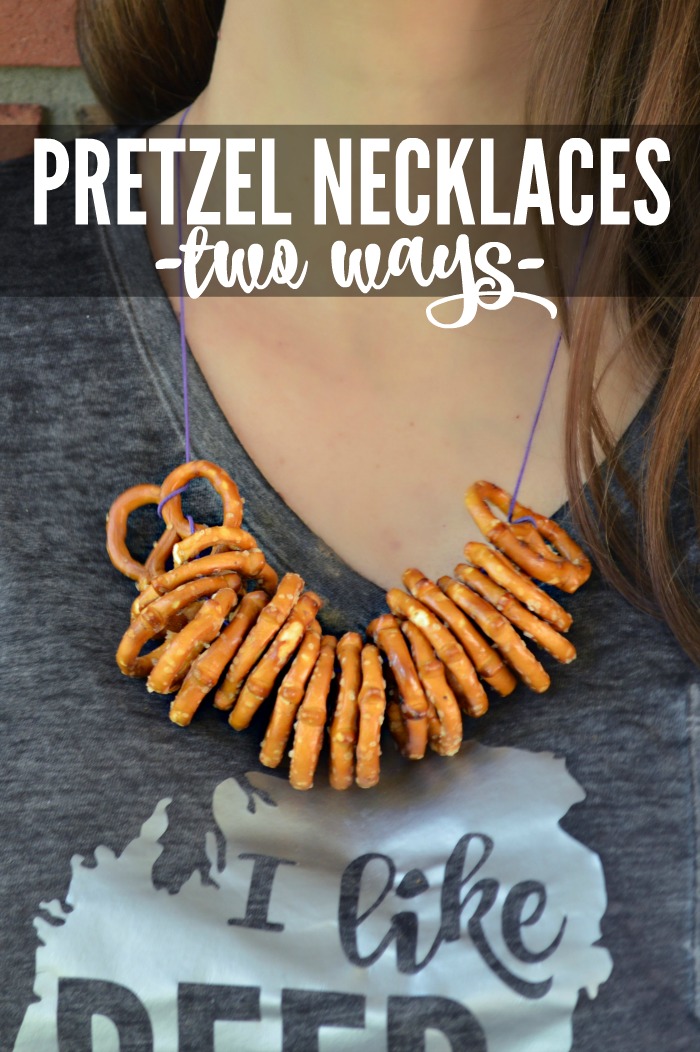 Two Different Ways to Make Pretzel Necklaces