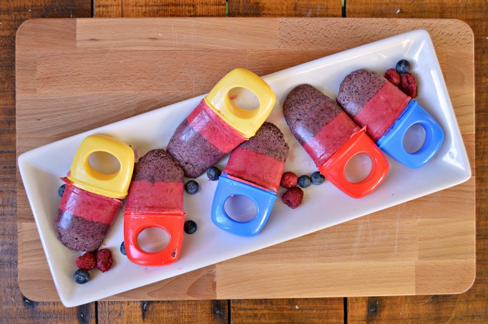 Summer Berry Popsicles